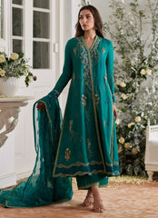 AYDA SEA GREEN SHIRT AND DUPATTA