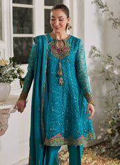 IVALIA TEAL SHIRT AND DUPATTA