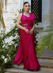 VEZEEN MAGENTA SAREE