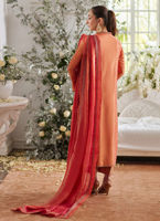 CEREN CORAL SHIRT AND DUPATTA