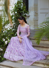 SHIREENA LAVENDER KALIDAAR AND DUPATTA