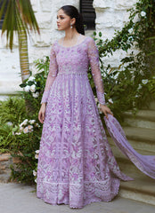 SHIREENA LAVENDER KALIDAAR AND DUPATTA