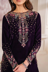 EMBROIDERED VELVET UF-748