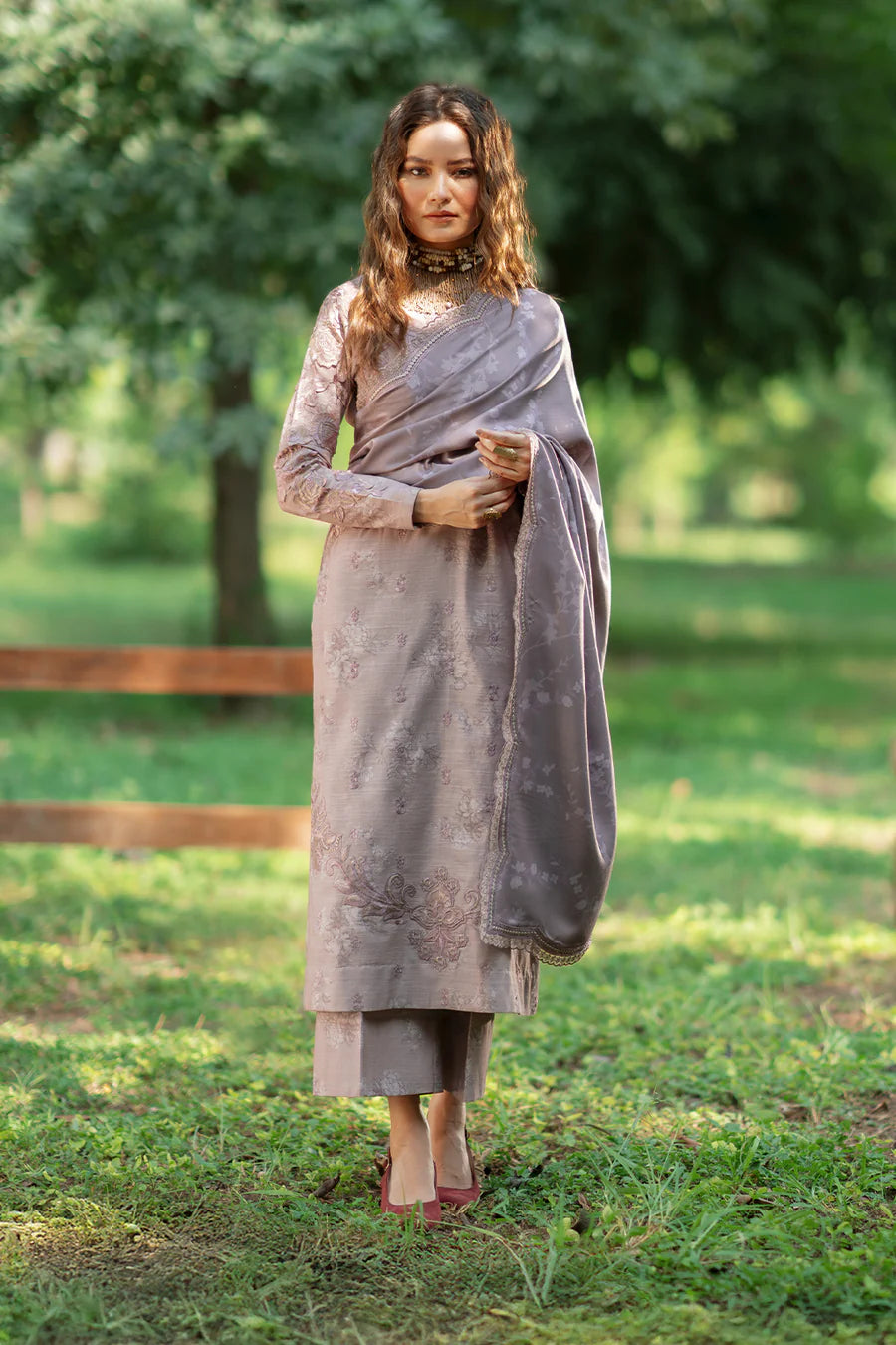 IPK-03 EMBROIDERED SLUB KHADDAR