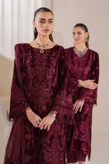 EMBROIDERED VELVET UF-758