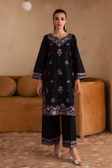 Blink 2Pc - Embroidered Solid Dress