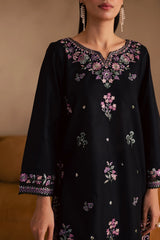 Blink 2Pc - Embroidered Solid Dress