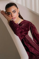 EMBROIDERED VELVET UF-758