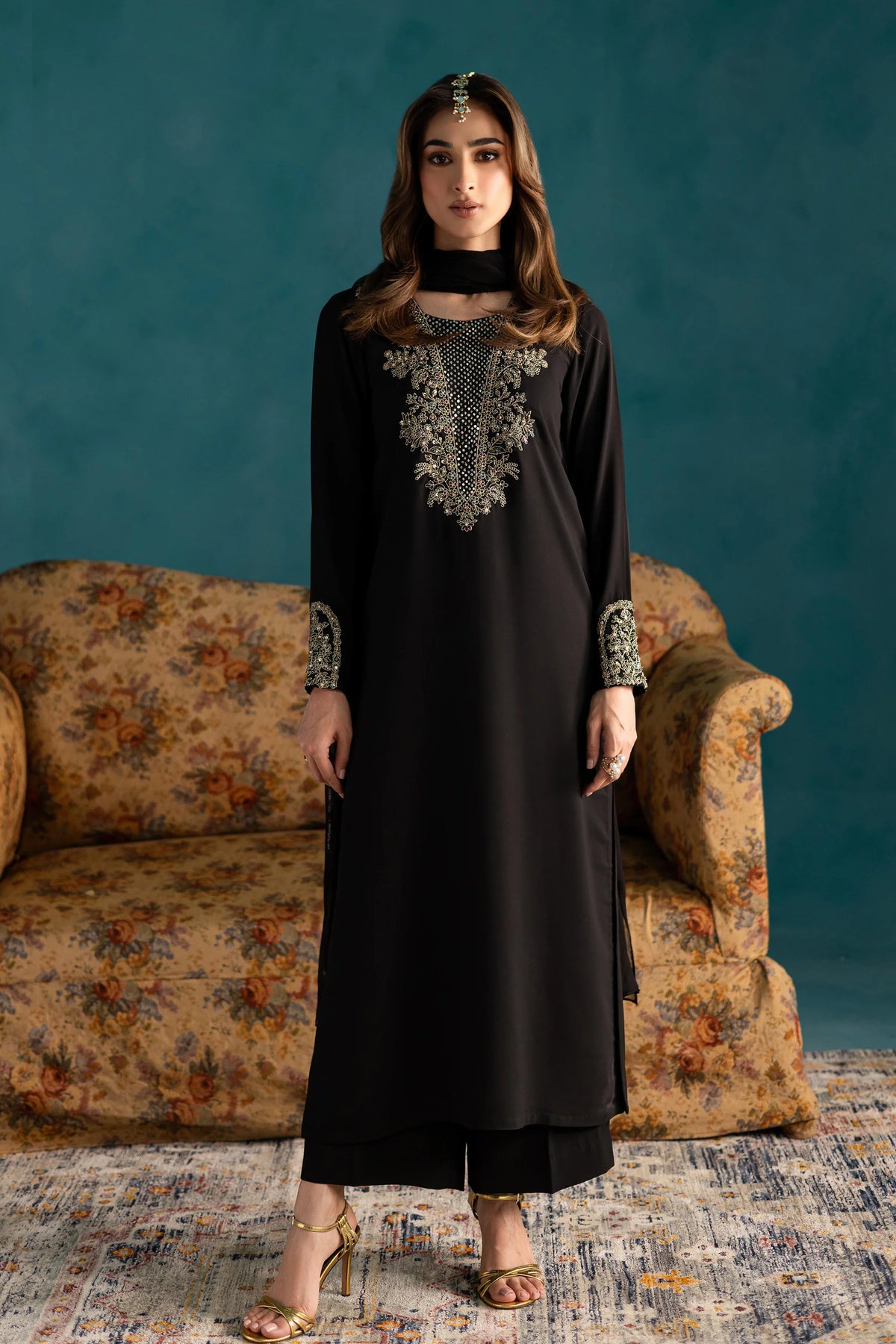 Night Tulip 3Pc - Georgette Luxe Pret