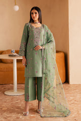 Paddle Pop 3Pc - Embroidered Solid Dress