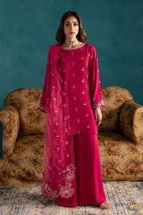 Pink Sparkle 3Pc - Georgette Luxe Pret
