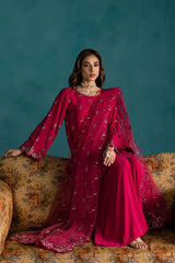 Pink Sparkle 3Pc - Georgette Luxe Pret