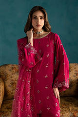Pink Sparkle 3Pc - Georgette Luxe Pret