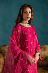 Pink Sparkle 3Pc - Georgette Luxe Pret