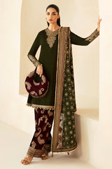 EMBROIDERED VELVET FORMAL VF-2029