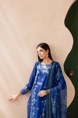 Falafel 3Pc - Embroidered Solid Dress