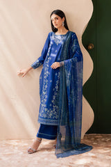 Falafel 3Pc - Embroidered Solid Dress