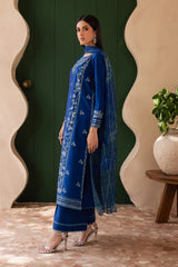 Falafel 3Pc - Embroidered Solid Dress