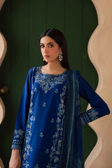 Falafel 3Pc - Embroidered Solid Dress
