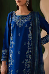 Falafel 3Pc - Embroidered Solid Dress