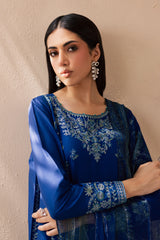 Falafel 3Pc - Embroidered Solid Dress