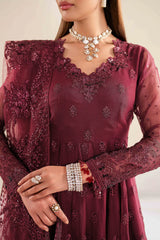 EMBROIDERED CHIFFON UF-618