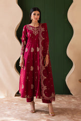 Jhumka 3Pc - Embroidered Solid Dress