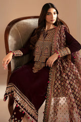 EMBROIDERED VELVET FORMAL VF-2022