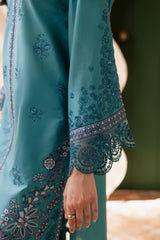 Versak 2Pc - Embroidered Solid Dress