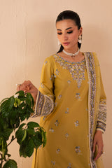 Avaia 3Pc - Embroidered Solid Dress
