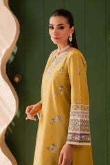 Avaia 3Pc - Embroidered Solid Dress
