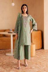Paddle Pop 3Pc - Embroidered Solid Dress