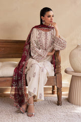 Flynn 3Pc - Embroidered Solid Dress