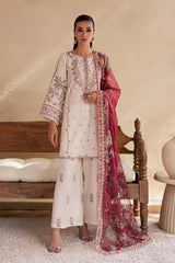 Flynn 3Pc - Embroidered Solid Dress