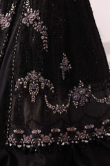 3 Piece Unstitched Embroidered Organza Suit | BD-3004 - Maria b