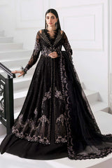 3 Piece Unstitched Embroidered Organza Suit | BD-3004 - Maria b