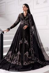 3 Piece Unstitched Embroidered Organza Suit | BD-3004 - Maria b