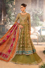 3 Piece Unstitched Embroidered Organza Suit | BD-2906