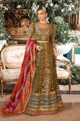 3 Piece Unstitched Embroidered Organza Suit | BD-2906