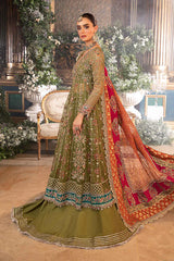 3 Piece Unstitched Embroidered Organza Suit | BD-2906