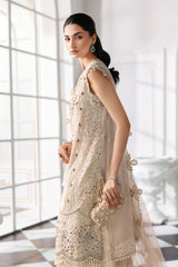 3 Piece Unstitched Embroidered Chiffon Suit | BD-3007 - Maria b