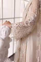 3 Piece Unstitched Embroidered Chiffon Suit | BD-3007 - Maria b