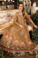 3 Piece Unstitched Embroidered Organza Suit | BD-2907