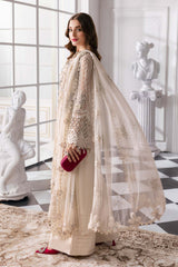 3 Piece Unstitched Embroidered Chiffon Suit | BD-3007 - Maria b