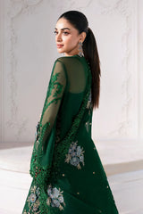 3 Piece Unstitched Embroidered Chiffon Suit | BD-3008 - Maria b