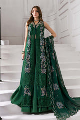 3 Piece Unstitched Embroidered Chiffon Suit | BD-3008 - Maria b