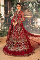 3 Piece Unstitched Embroidered Organza Suit | BD-2908