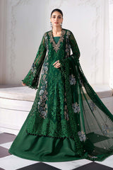 3 Piece Unstitched Embroidered Chiffon Suit | BD-3008 - Maria b