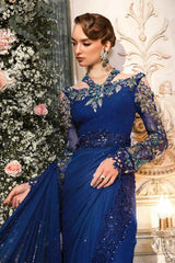 MBROIDERED - COBALT BLUE BD-2704 - Riwayah