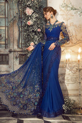 MBROIDERED - COBALT BLUE BD-2704 - Riwayah